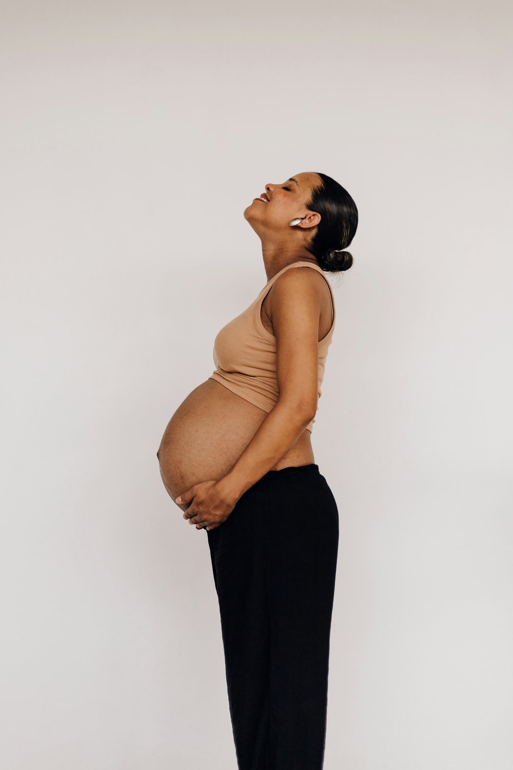 A pregnant woman